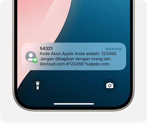 Mendapatkan kode verifikasi dan masuk dengan autentikasi dua faktor.